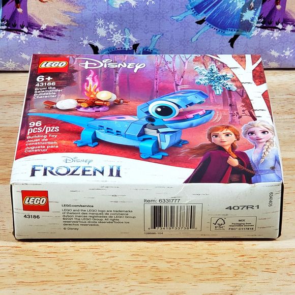 Lego Disney Frozen 2 Bruni The Salamander Buildable Character #43186 96 pcs New - Picture 8 of 8